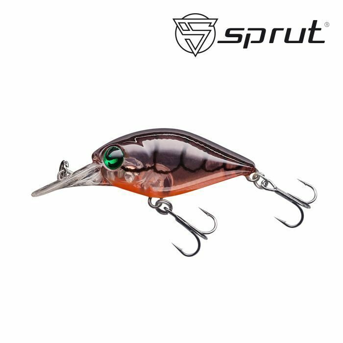 Воблер / Sprut Uni Crank D 35F (Floating/35mm/4,2g/1-1,5m/CRBK1)