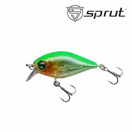 Воблер / Sprut Uni Crank 36F (Floating/36mm/4g/0,3-0,8m/CRGR)