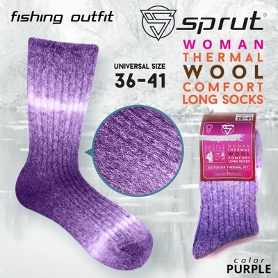 Термоноски Женские / Sprut Thermal Wool (PURPLE/36-41)